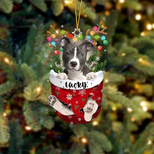Vista 28 de Adorno de Navidad personalizado para perro Airedale Terrier en bolsillo de nieve, adorno para árbol de Navidad, idea de regalo para amantes