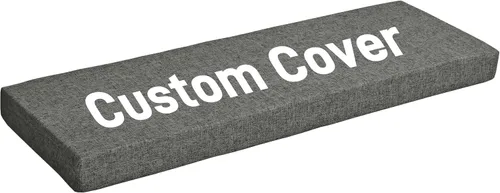 Vista 57 de Cojines de banco personalizados para muebles de interior/exterior, almohadilla de asiento de ventana panorámica con parte inferior antideslizante