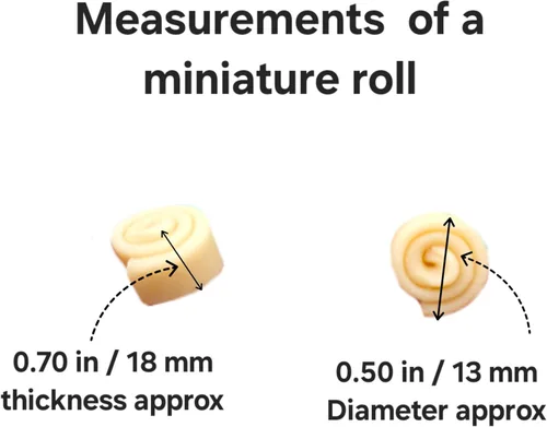Vista 3 de Natucraft Molde de rollos de canela con 7 cavidades - Molde de silicona en miniatura de rollos de canela - Moldes de jabón Molde de cera para cera