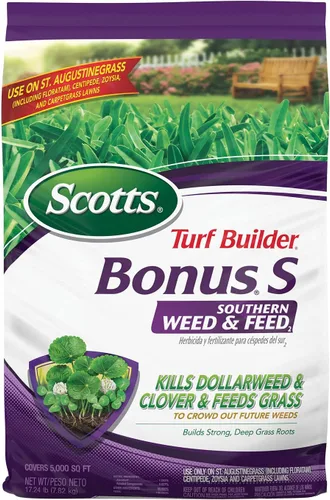 Vista 7 de Scotts Turf Builder Bonus S Southern Weed & Feed2, 17.24 libras (paquete de 2)