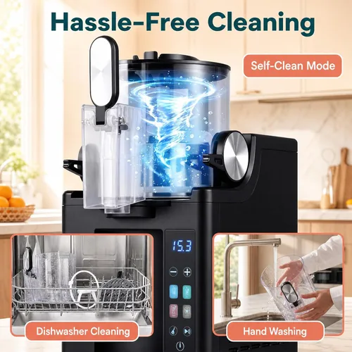 Vista 8 de DORTALA Máquina de granizado de 68 oz con 4 presets