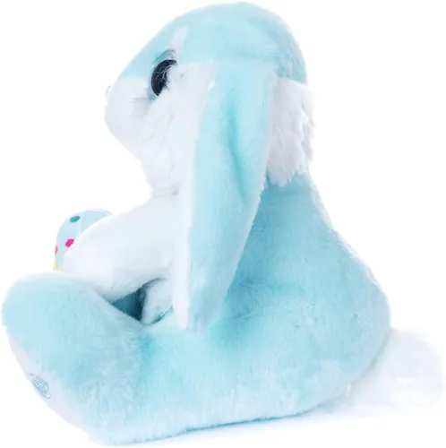 Vista 4 de My OLi Conejito de Pascua de peluche con huevo de Pascua de 8.5 pulgadas, conejo de peluche de conejo de peluche, amigo para dormir, juguete