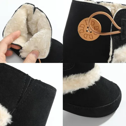 Vista 4 de LIVEBOX Prewalker Botas de invierno para bebés y niñas con suela antideslizante suave de alta calidad