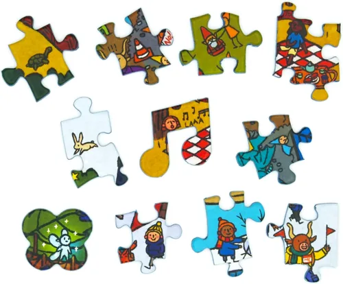 Vista 4 de Las casas de los gnomos • Rompecabezas de 1000 piezas de The Magic Puzzle Company • Serie Tres