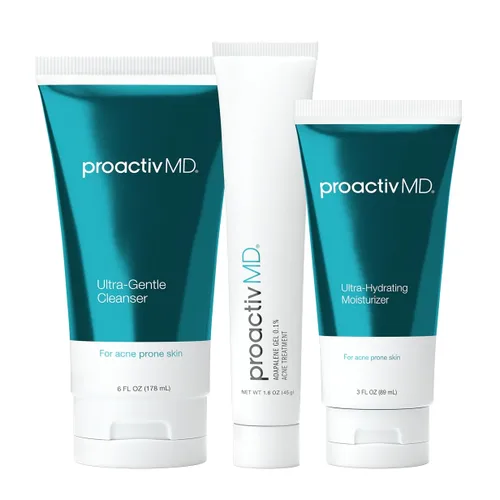 Vista 11 de Proactiv MD Rutina de 3 pasos, Limpiador facial ultra suave, Tratamiento de gel de Adapaleno al 0.1%, Hidratante ultra humectante, Kit