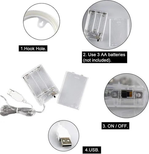 Vista 7 de Letras de neón rosadas, letreros LED que funcionan con pilas, luces LED del alfabeto, letrero de marquesina, letras decorativas de marquesina, luces