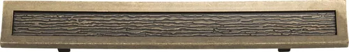 Vista 5 de Atlas Homewares 269-CM Chic Collection 128 Tirador primitivo rectangular central, acabado champán