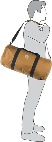 Vista 5 de Carhartt 40L Lightweight Duffel + Utility Stash Pouch, Heavy-Duty Packable Gear Bag for Jobsite, Gym, Travel