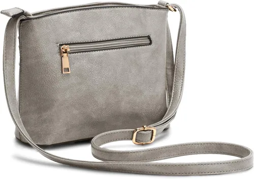 Vista 4 de LA TERRE Bolsos cruzados con bolsillo con cremallera, bolsos cruzados ligeros medianos para mujer