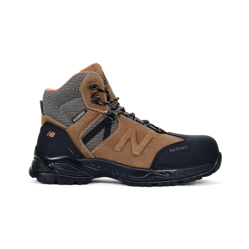 Vista 8 de New Balance Botas de trabajo impermeables Allsite con punta compuesta para hombre, Negro