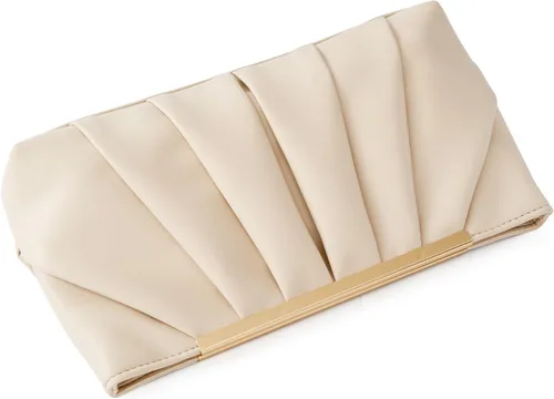 Vista 5 de Bolso de mano elegante plisado formal bolso de noche simple y elegante para mujer