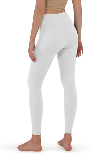 Vista 2 de ODODOS - Leggings de cintura cruzada para mujer diseño con bolsillo interno para yoga deportes gimnasia o entrenamiento pantalones deportivos