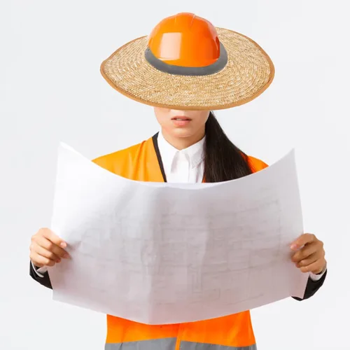 Vista 5 de Yardwe Sombrero de visera de ala completa, cubierta de sombrero de construcción, visera dura, repuesto para el sol para los trabajadores, accesorios