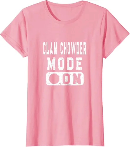 Vista 9 de Clam Chowder Mode On - Camiseta de broma de sopa de almejas, Negro