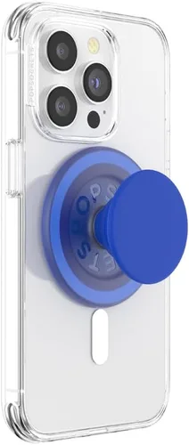 Vista 25 de Agarre para teléfono PopSockets con soporte expansible, agarre adhesivo, azul - Cobalto mate