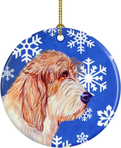 Vista 109 de Caroline's Treasures Cavalier Spaniel - Adorno de cerámica para colgar en el árbol de Navidad, para el hogar, Navidad, fiestas, regalo, 3 pulgadas