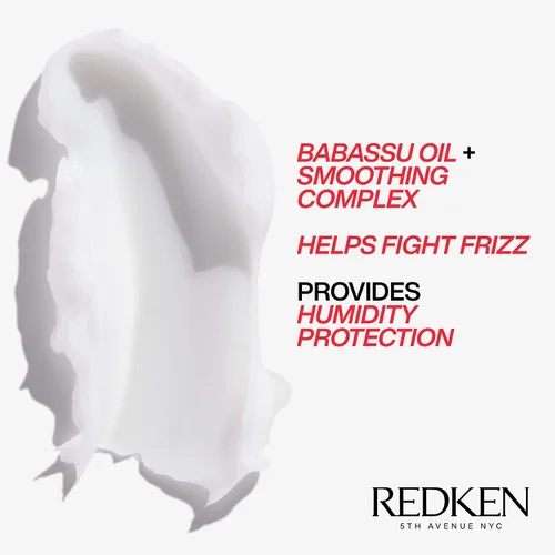Vista 8 de Redken Frizz Dismiss Champú, acondicionador y tratamiento Rebel Tame Set para cabello encrespado - Suaviza el cabello y maneja el encrespamiento