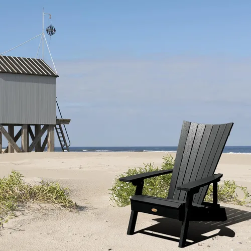 Vista 4 de Highwood Manhattan Beach - Silla Adirondack, talla única, color negro