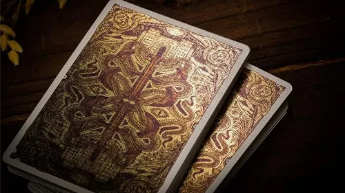 Vista 5 de MJM Babylon Golden Wonders Foiled Edition - Juego de cartas de Riffle Shuffle