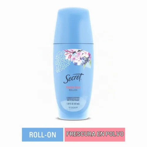 Vista 6 de Secret Antitranspirante original roll-on, polvo fresco, 1.8 oz