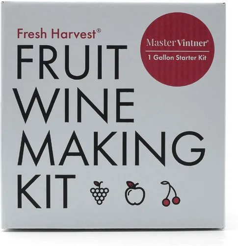 Vista 4 de Master Vintner Kit de elaboración de vino de fruta de cosecha fresca de un galón, lote pequeño
