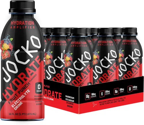 Vista 10 de Jocko Fuel Hydrate - Bebidas con electrolitos – Amplificador de hidratación de bebidas deportivas, saciador de la sed, mezcla de electrolitos