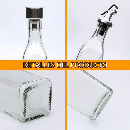 Vista 3 de Accguan Dispensador de aceite, botella dispensadora de aceite de oliva a