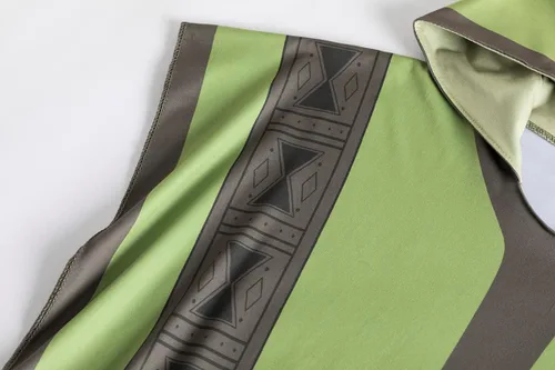 Vista 5 de Disfraz de Bruno Madrigal para adultos, disfraz de Bruno, capa de poncho verde, traje de Halloween