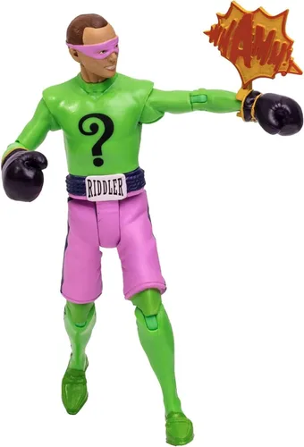 Vista 4 de McFarlane Toys DC Batman 1966 Serie de TV The Riddler Figura de acción [Boxeo]