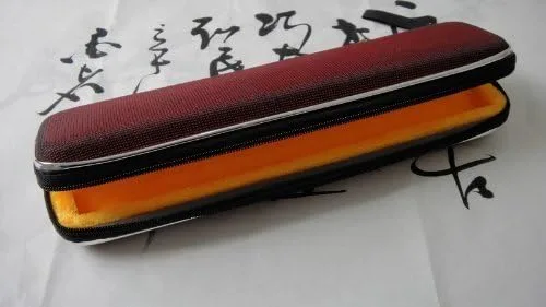 Vista 5 de Flauta china de palisandro envejecido recuperada profesional Dizi con garantía basada en EE. UU. (clave de C)