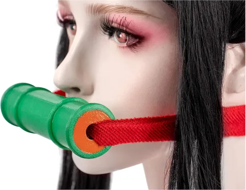 Vista 3 de C-ZOFEK Anime Verde Cosplay Prop para Halloween
