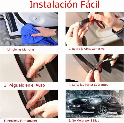 Vista 6 de ESUPPORT P forma puerta ventana ajuste borde moldura burlete sello tira