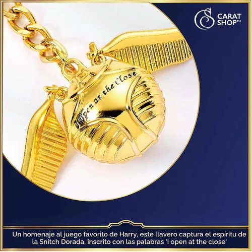 Vista 3 de Llavero 3D oficial de Harry Potter Golden Snitch