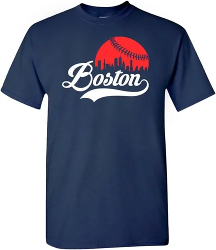 Vista 7 de Xtreme Apparrel Cityscape Skyline - Camiseta para hombre para fanáticos del béisbol