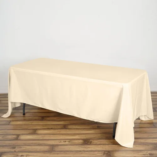 Vista 175 de Efavormart - Mantel rectangular, 60 x 102 pulgadas, resistente a las manchas y a las arrugas, lavable, mantel decorativo oblongo de tela de Amatista