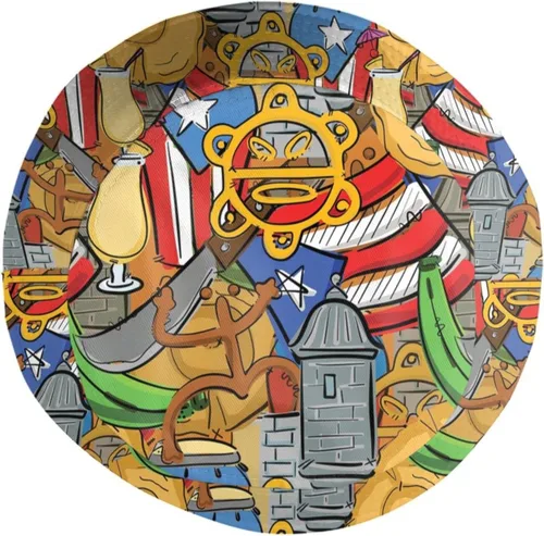 Vista 4 de Elegante sombrero de pescador de Puerto Rico, protección solar, plegable, sombrero de pescador, sombrero de verano, unisex, para viajes al aire