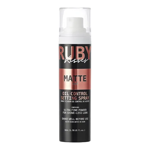 Vista 7 de Ruby Kisses Spray fijador: niebla ultrafina, establece maquillaje, fórmula de larga duración para un acabado impecable (rocío)