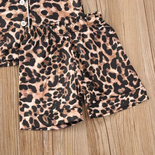 Vista 60 de Conjunto de pijama de manga larga con botones para niña pequeña, conjunto de ropa de dormir