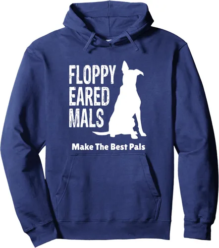 Vista 6 de Floppy Eared Mals Make The Best Pals Belgian Malinois Sudadera con capucha