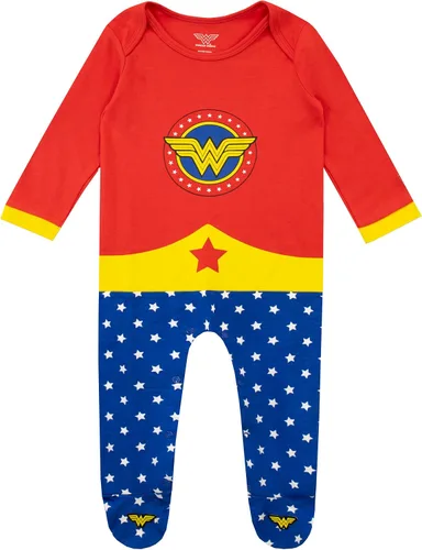 Vista 2 de Wonder Woman Juego de pies y diadema para niña