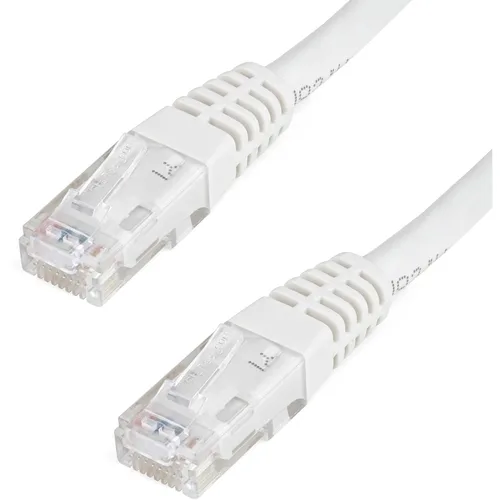 Vista 21 de StarTech. com Cable Ethernet CAT6 de 1 pie – Cable Ethernet CAT 6 Gigabit negro -650MHz 100W PoE++ RJ45 UTP moldeado Categoría 6 Network/Patch Cord