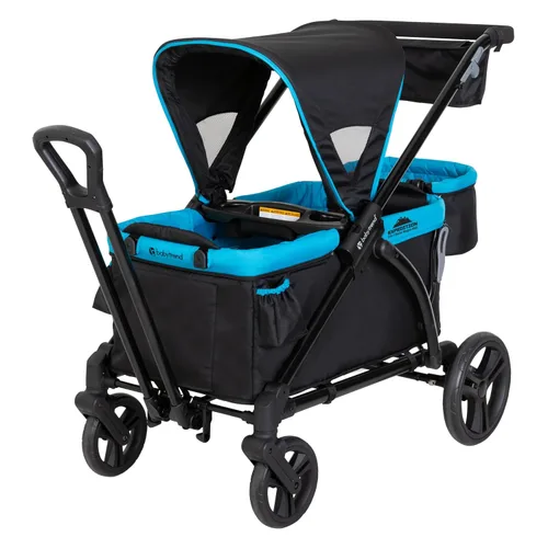 Vista 19 de Baby Trend Cochecito Vagón Expedition/Tour LTE 2 en 1, Azul Desierto