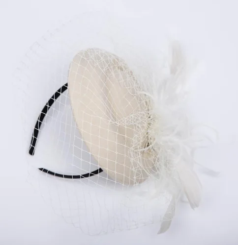 Vista 5 de Sombreros inspirados en el estilo de los años 20 y 50, sombrero pastillero, sombrero de cóctel, fiesta de té, sombrero con velo para niñas y mujeres