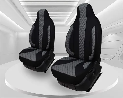 Vista 14 de BREMER SITZBEZÜGE Custom Seat Covers for VW T7 Multivan PL404 PL404 Black
