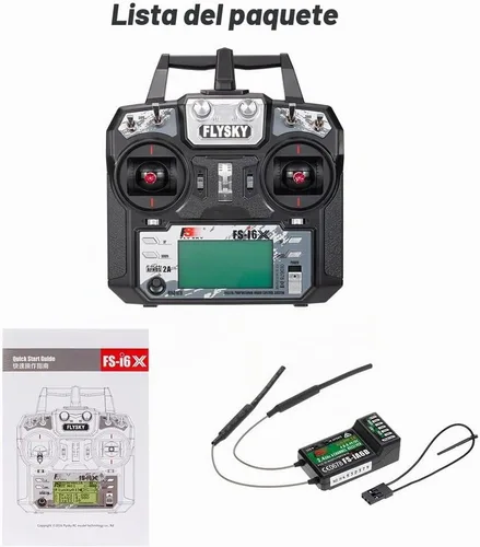 Vista 9 de GoolRC Flysky FS-i6X 2.4GHz 10CH AFHDS 2A Transmisor RC con receptor FS-iA6B para RC Drone Avión Helicóptero