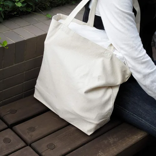 Vista 5 de Weewooday 4 bolsas reutilizables de lona, bolsas de lona reutilizables para compras, bolsas de maquillaje para mujeres
