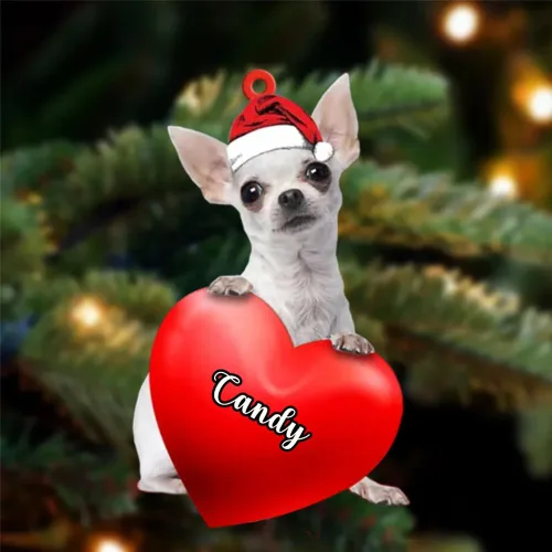 Vista 75 de Adornos de Navidad personalizados para perros, nombre personalizado, adorno de Malamute de Alaska, adornos acrílicos, regalos de Navidad, amantes