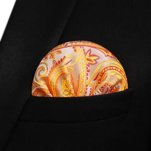 Vista 12 de HISDERN Pajaritas para hombre, corbatín de cachemira para hombre, corbata de lazo y bolsillo cuadrado, juego formal de esmoquin para boda