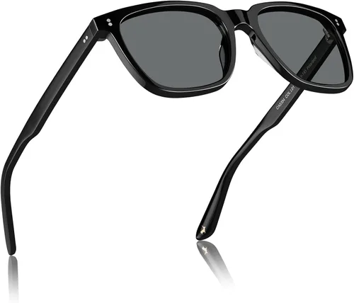Vista 10 de Carfia Chic - Lentes de sol polarizados para mujer, protección UV400, marco de acetato pulido a mano