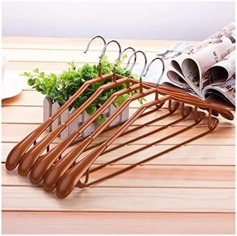Vista 11 de Perchero organizador de ropa, perchas de ropa / perchas para abrigos, 10 perchas de metal antideslizante sin costuras para el hogar para colgar ropa